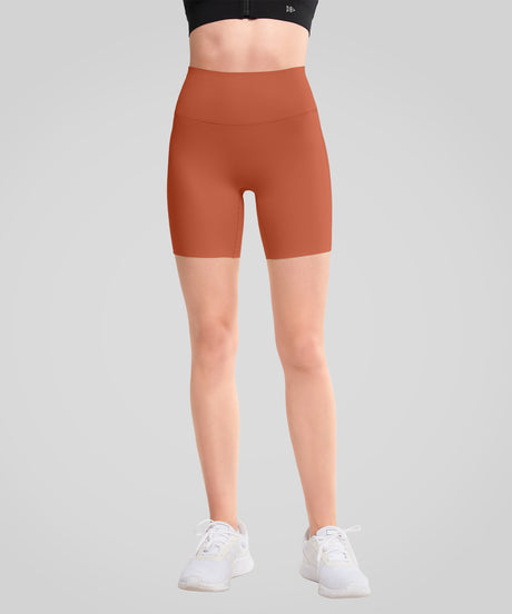 Pantaloncini elasticizzati e morbidi Shift con doppia cucitura, 8" | Pantaloncini da corsa ad alto supporto da donna