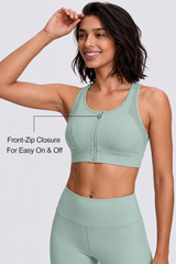 Power™ Cross Racerback Running Bra | Women's High Support Sports Bra