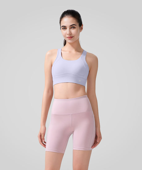 Echo Natural Shine Sporty Open-back Running Bra | Women's High Support Sports Bra