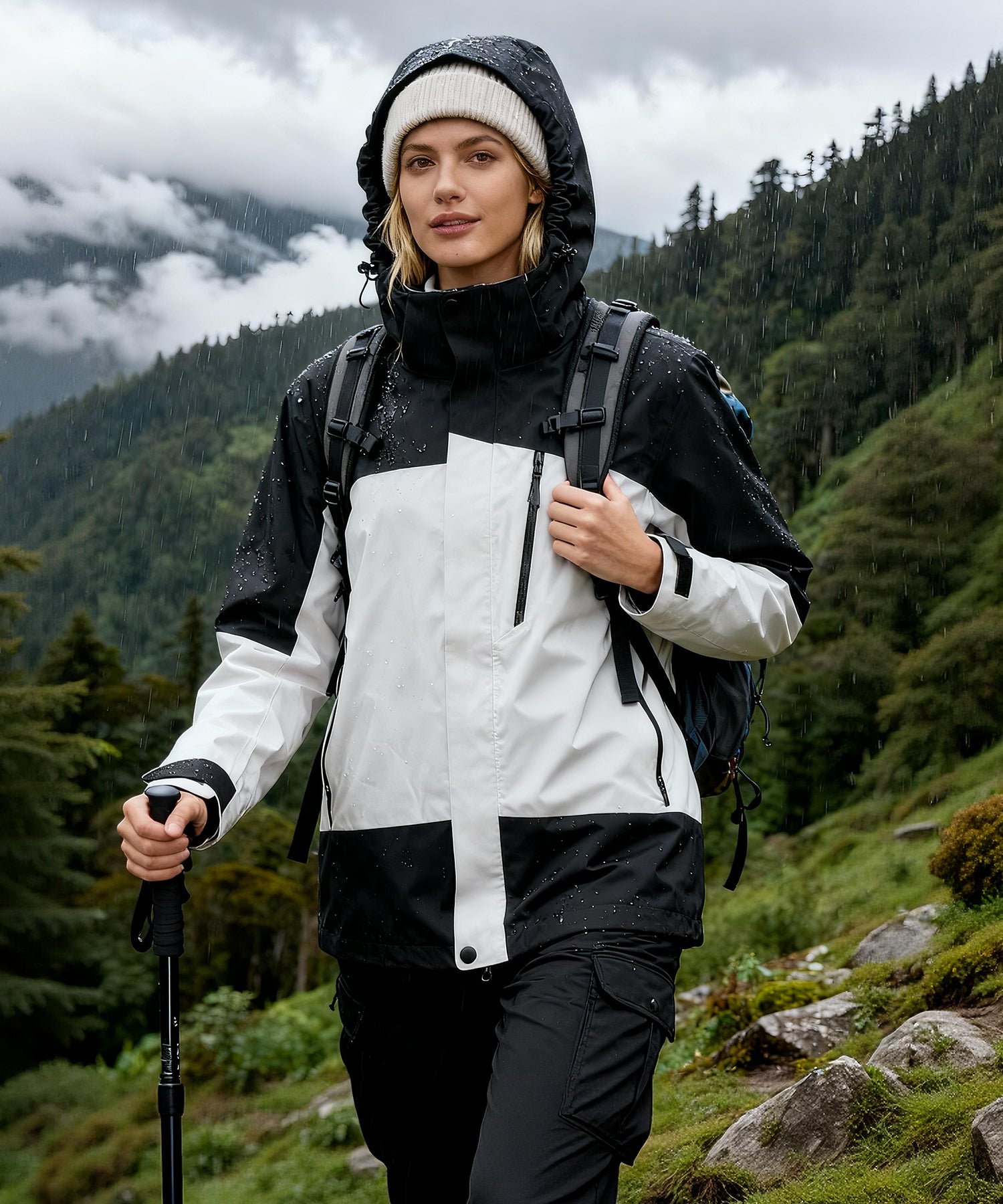 Anywhere 3-in-1 Daunenjacke, wasserdicht | Damenjacken