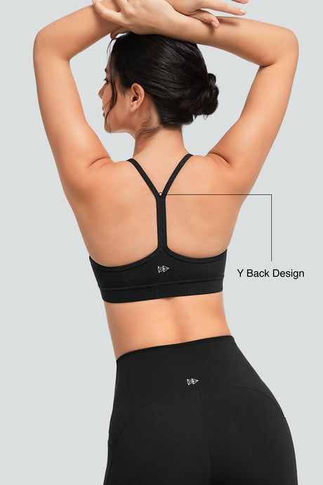 Anywhere™ Typical Y-Back Spaghetti Thin Straps Yoga Bra | Women's Low Support Sports Bra