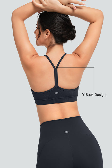 Anywhere™ Typical Y-Back Spaghetti Thin Straps Yoga Bra | Women's Low Support Sports Bra