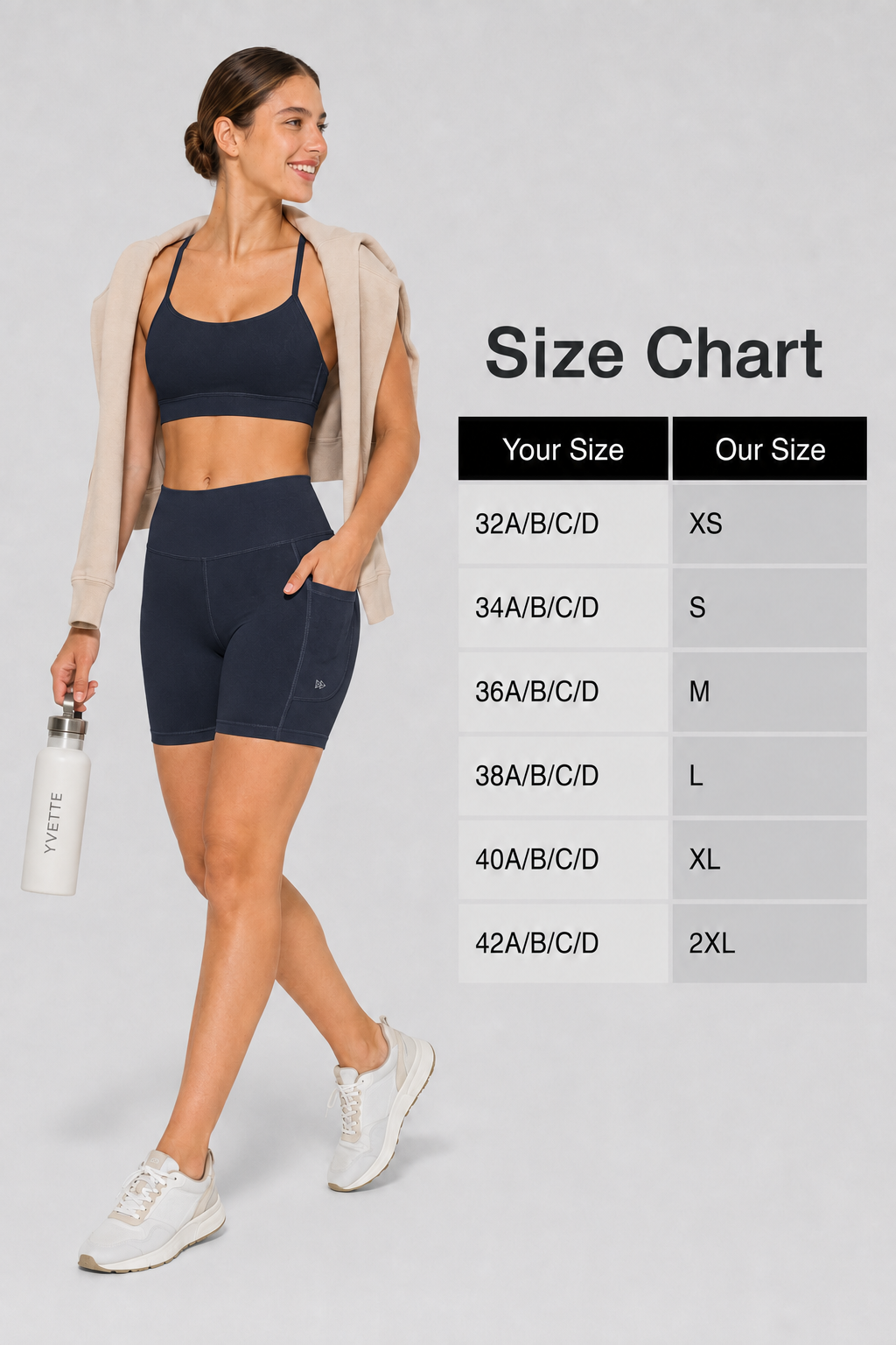 Anywhere™ Scoop Neckline Strappy Padded Yoga Bra | Women's Light Support Sports Bra