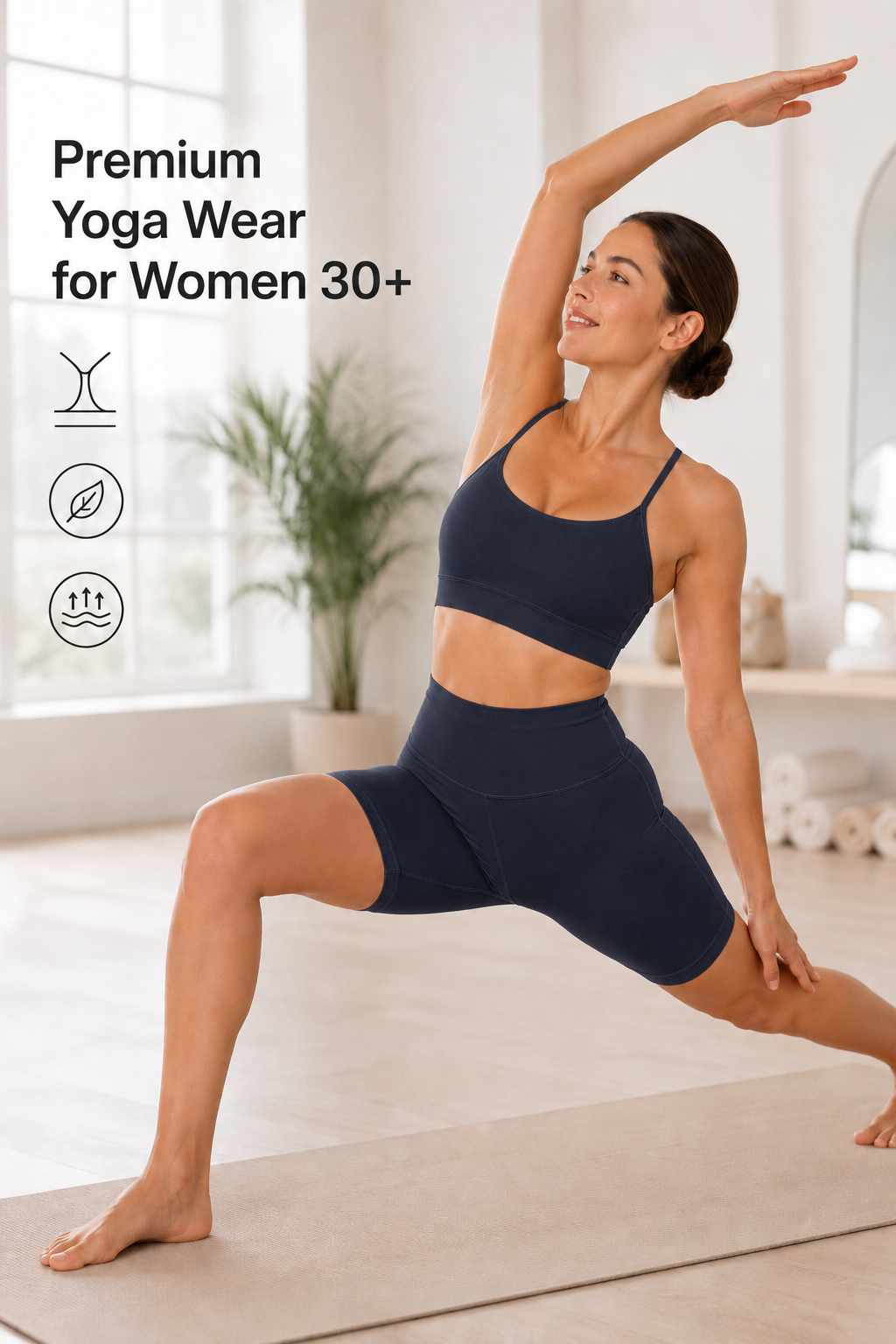 Anywhere™ Scoop Neckline Strappy Padded Yoga Bra | Women's Light Support Sports Bra