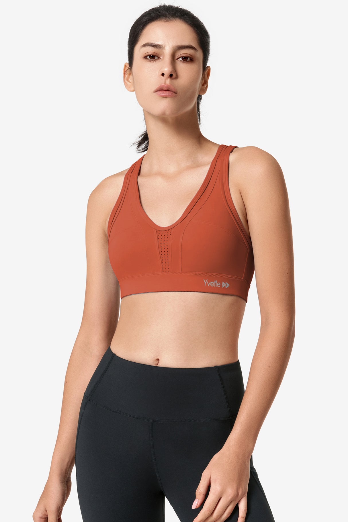Power™ Cross Back Padded Running Bra | Women's High Support Sports Bra