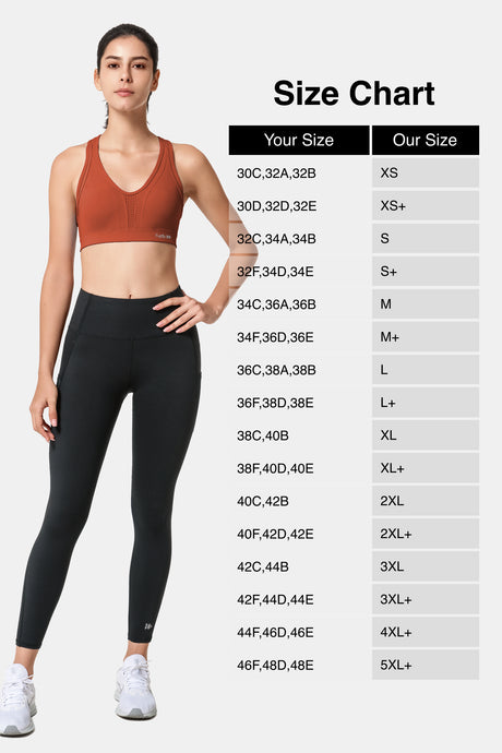 Power™ Cross Back Padded Running Bra | Women's High Support Sports Bra