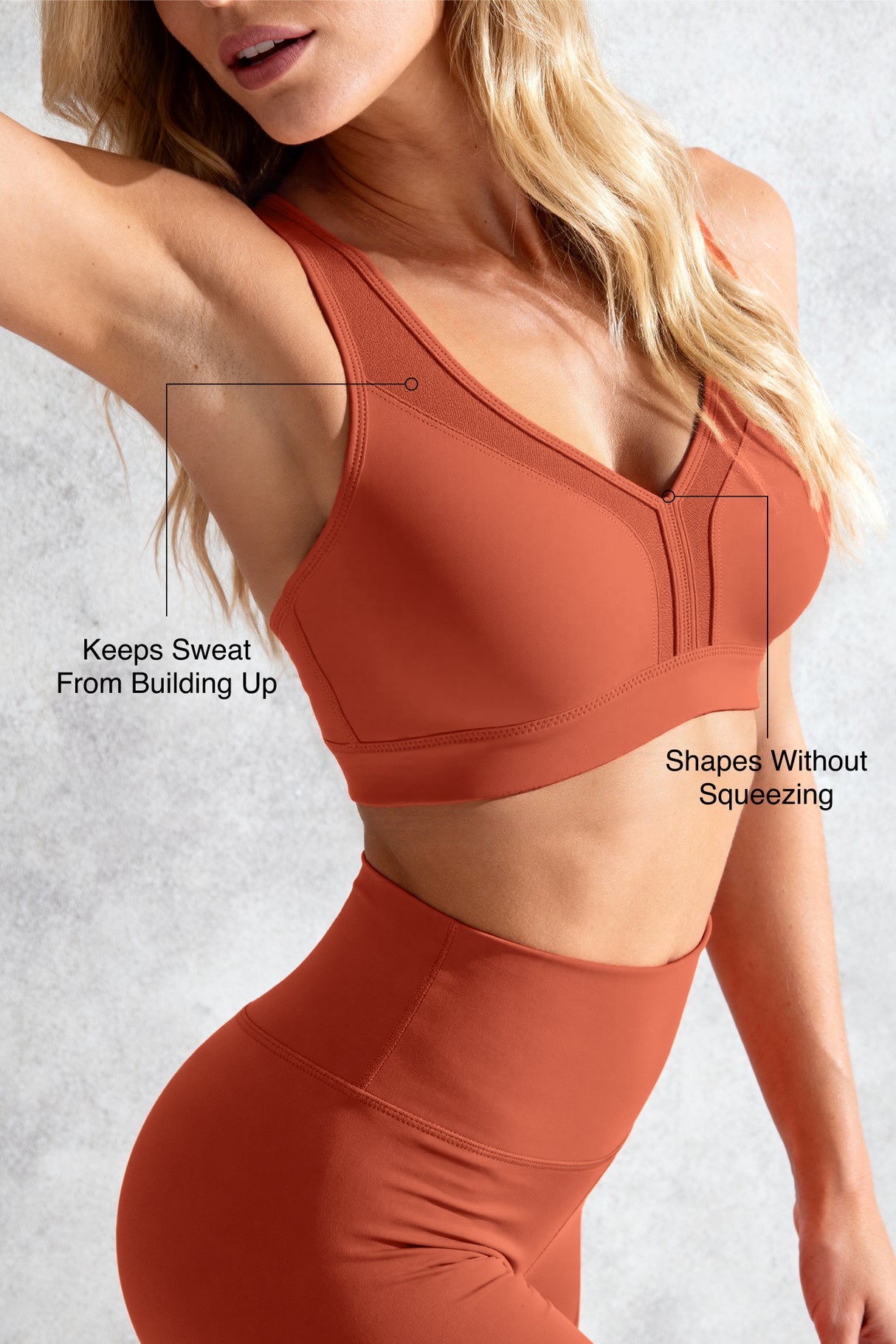 Power High Support Sports Bra With Adjustable Strap – Bounce Control, Sweat-Wicking, No Dig | High-Impact Support Best For Running, HIIT & Training