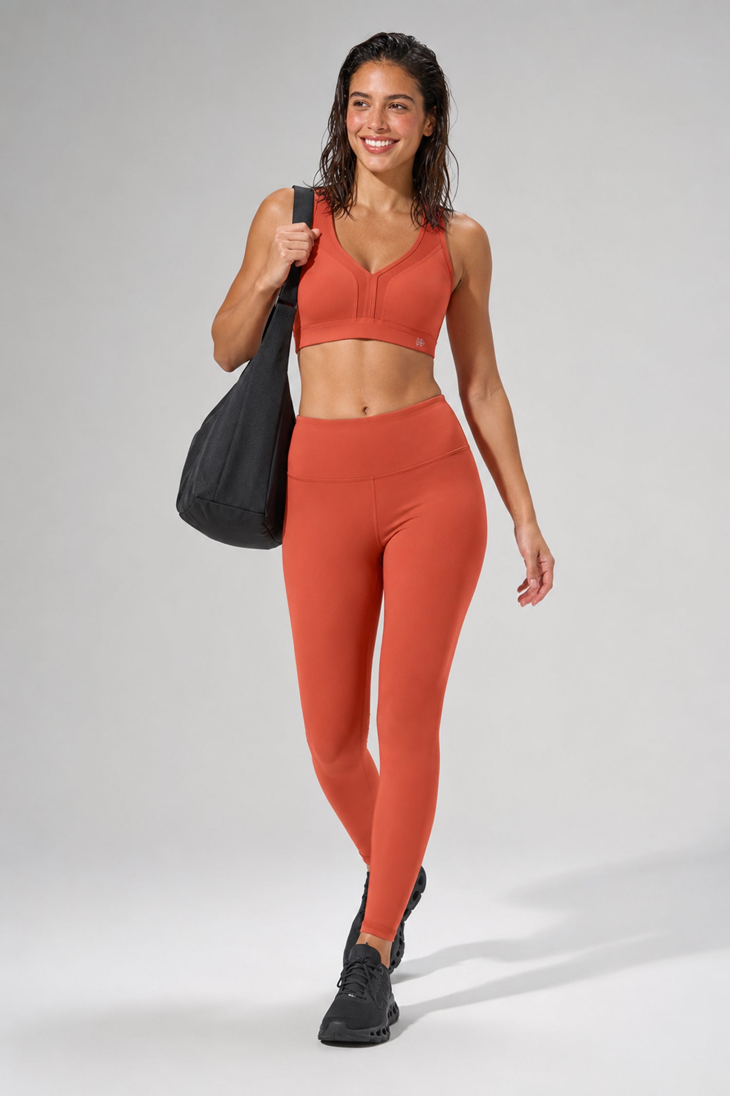 Leggings da corsa a vita alta Echo 27" | Leggings da donna ad alto sostegno