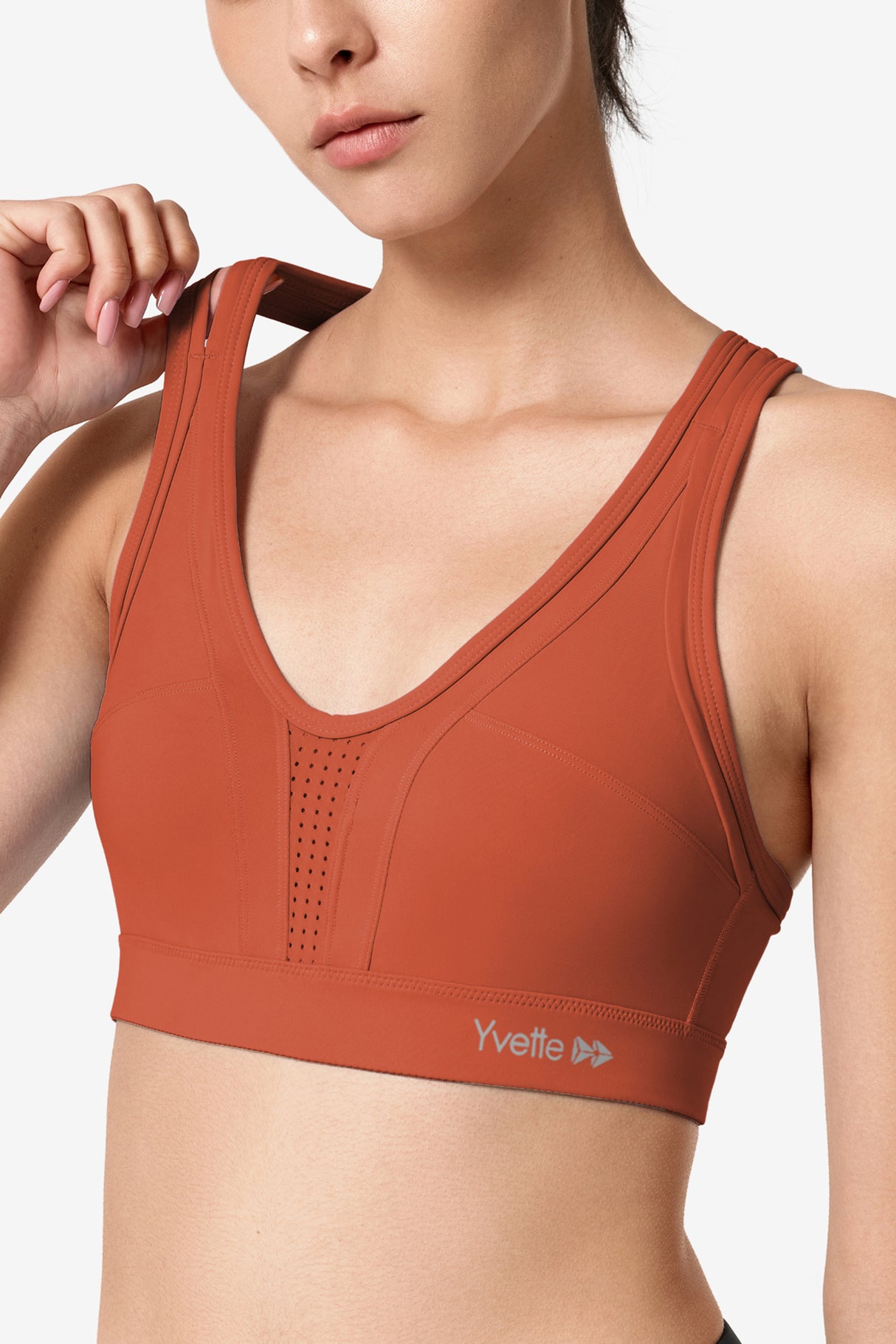 Power™ Cross Back Padded Running Bra | Women's High Support Sports Bra