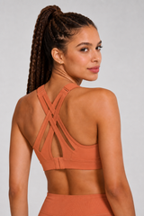 Power™ Adjustable Crisscross Padded Running Bra | Women's High Support Sports Bra