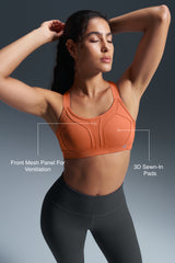 Power™ Adjustable Crisscross Padded Running Bra | Women's High Support Sports Bra