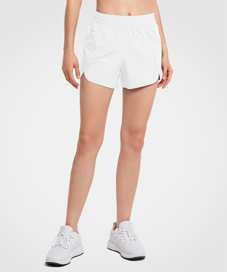 Shift Elastic Pocket Two In One Running Shorts | Women's