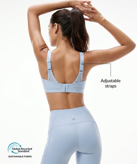 Shift Adjustable Breathable Medium-Support Sustainable Running Bra | Medium-Impact Support Best For Running, HIIT, Yoga & Training