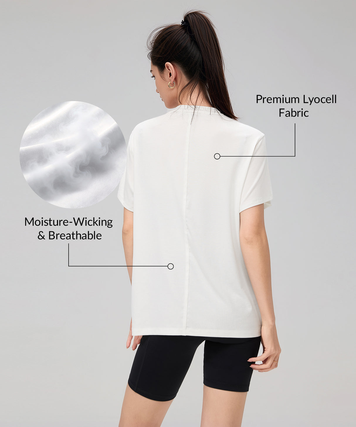 Anywhere Lightweight Breathable Short Sleeve Tee| Women's Short Sleeve T-shirt