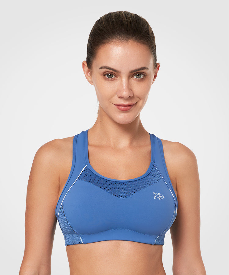 Sujetador para correr con relleno Sculpt Racerback Line | Sujetador deportivo de alta sujeción para mujer