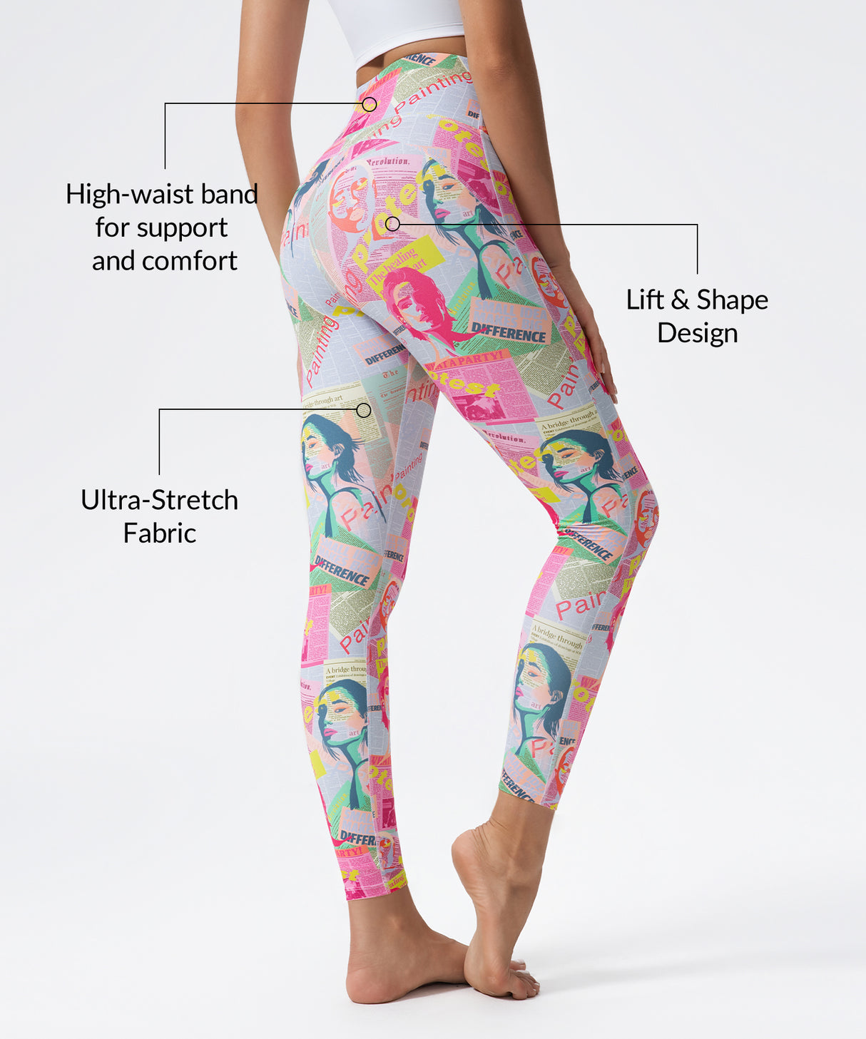 Shift Moisture-Wicking Buttery-Soft Yoga Leggings | Light-Impact Leggings Best For Yoga, HIIT & Training