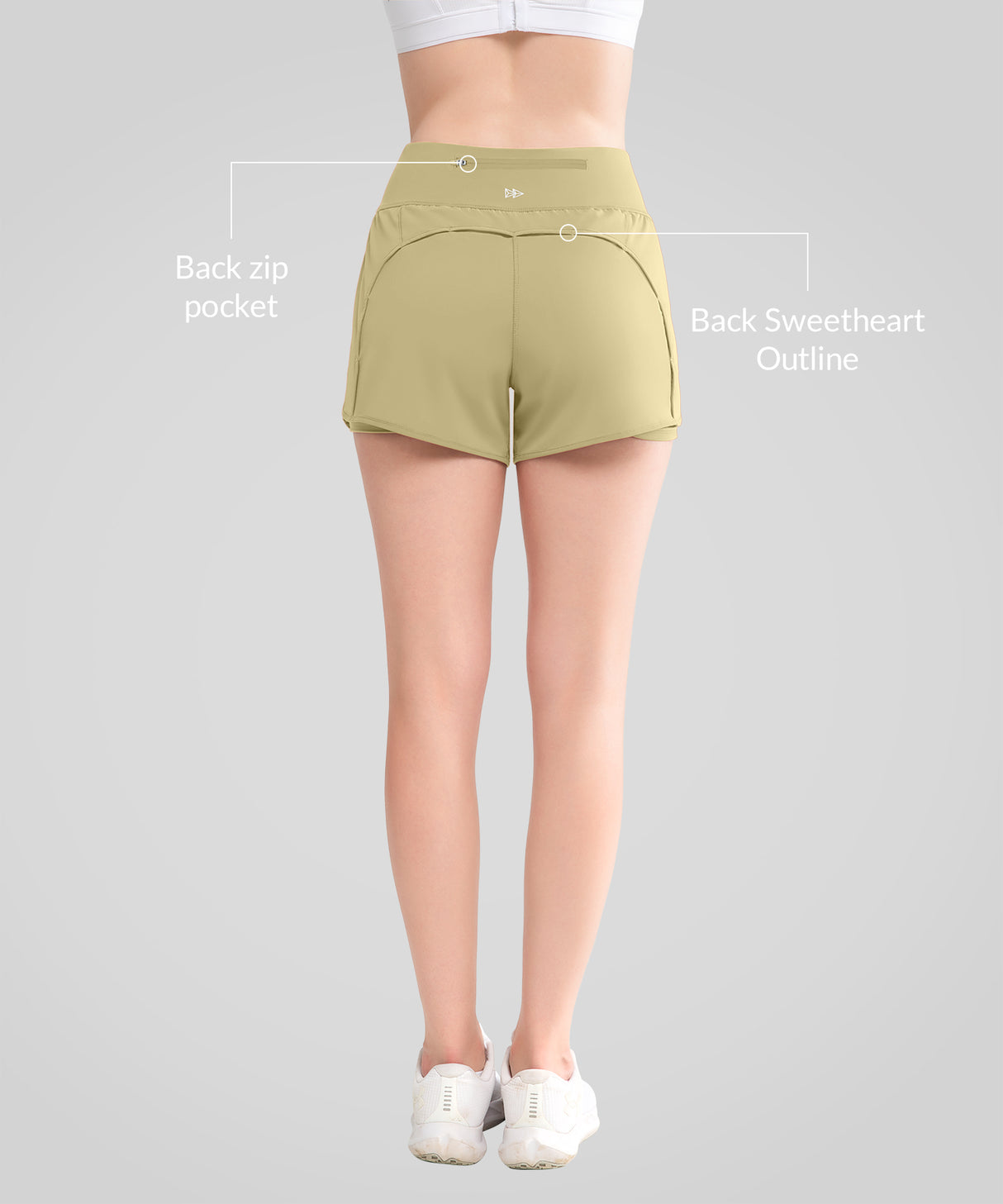 Shift Quick Dry Inner Mesh Workout Shorts mit Tasche 3,5'' | Damen Laufshorts