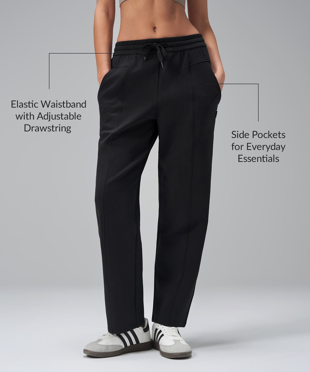 Anywhere Relaxed Fit Drawstring Sweatpants| Women's Sports Pants