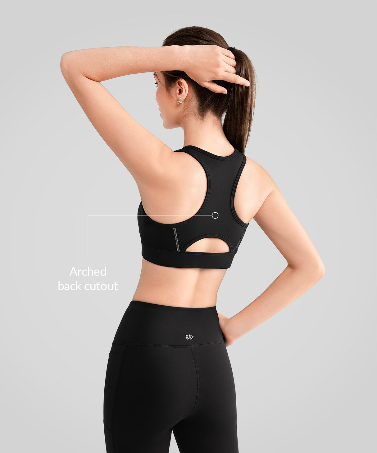 Echo Locked-in Fit Mesh Löpar-BH | Sport-BH med högt stöd för kvinnor