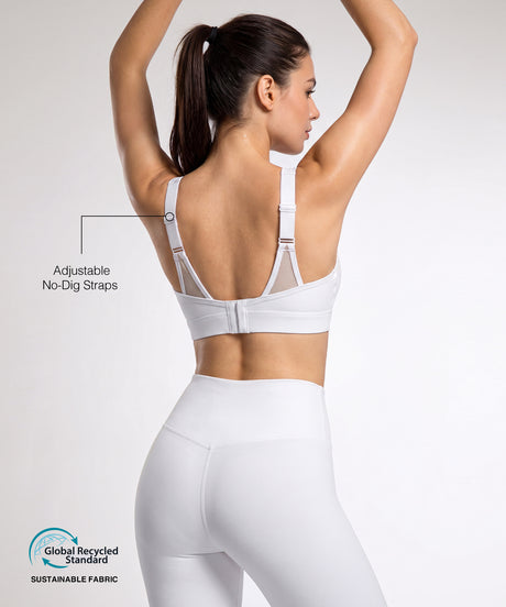 Sport-BH mit verstellbarem Mesh-Einsatz im Petal-Stil | Sport-BH für Damen mit mittlerem Halt