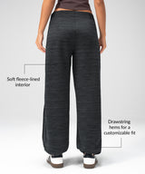 Anywhere Cozy Fleece-Lined Adjustable Pants 29 Inch | Women's Sports Pants
