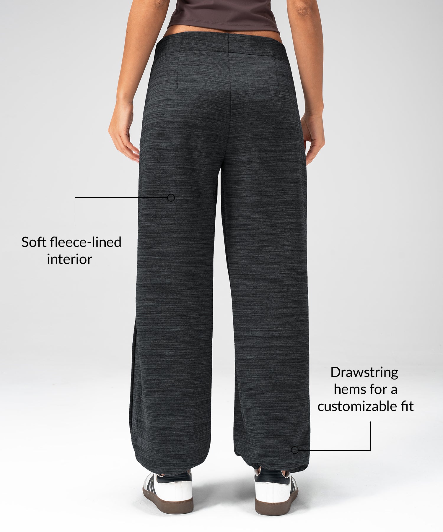 Anywhere Cozy Fleece-Lined Adjustable Pants 29 Inch | Women's Sports Pants
