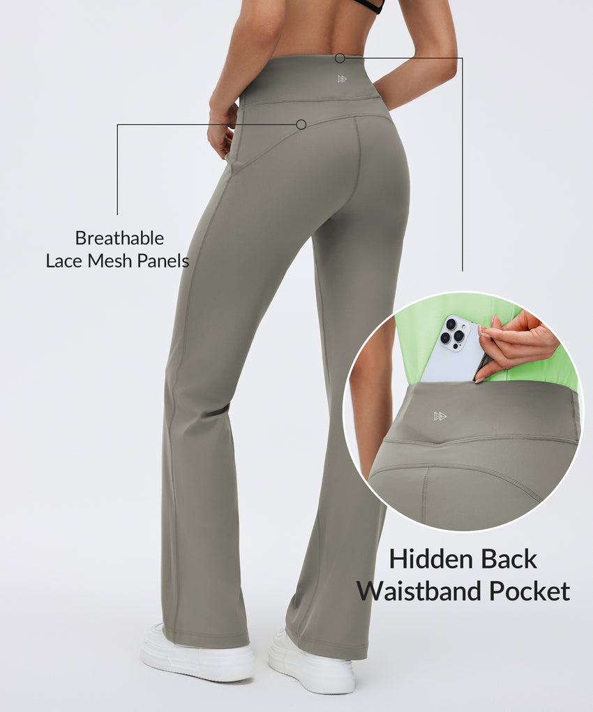Anywhere High Waist Split Hem Flare Pants| Women's Light Support Pants