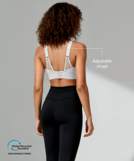 Shift Adjustable Breathable Medium-Support Running Bra | Medium-Impact Support Best For Running, HIIT, Yoga & Training