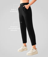 Pantaloni Shift a vita alta con coulisse e tasche strutturate | Pantaloni sportivi da donna