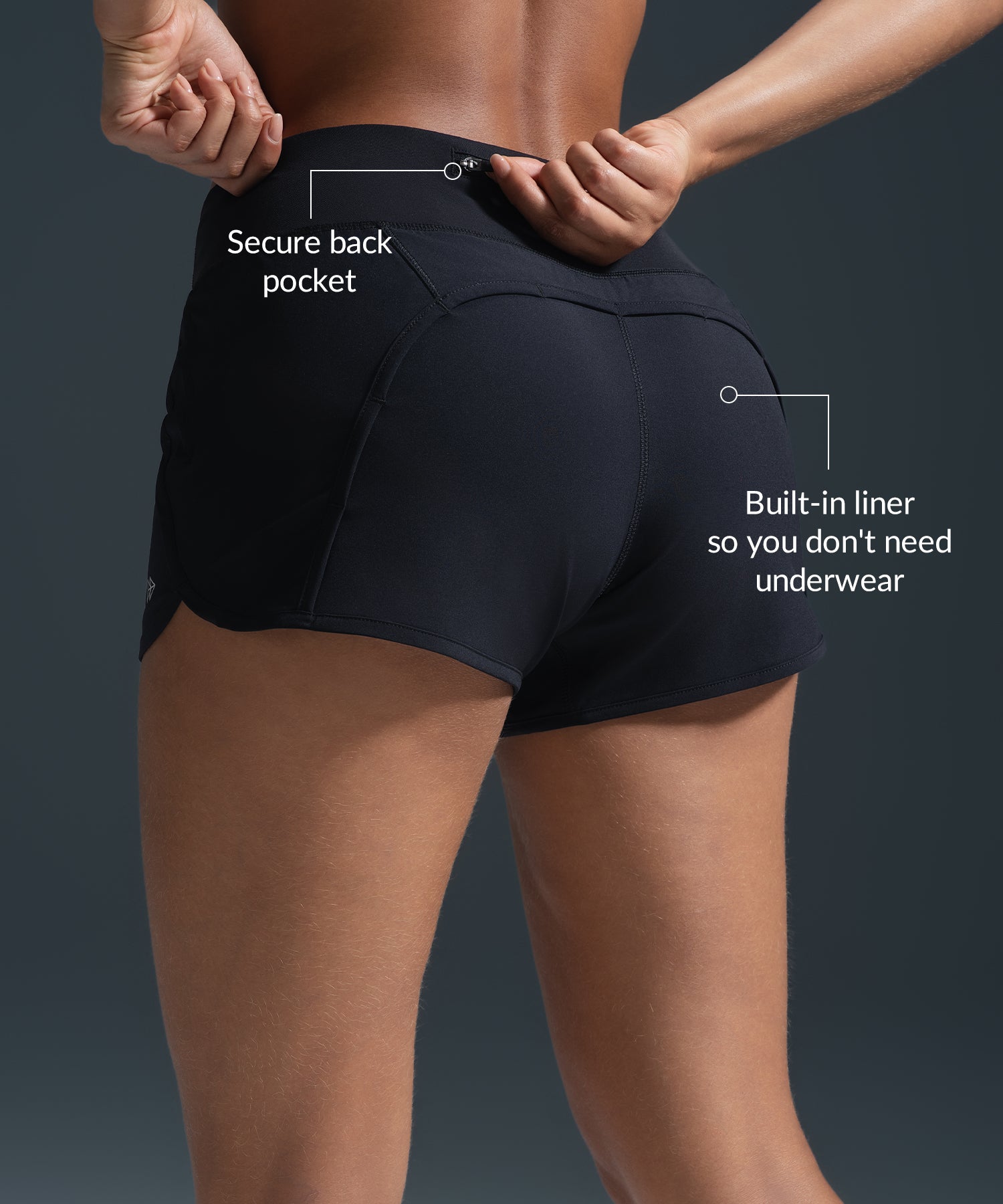 Shift Built-in Liner Running Shorts with Pocket Women's Running