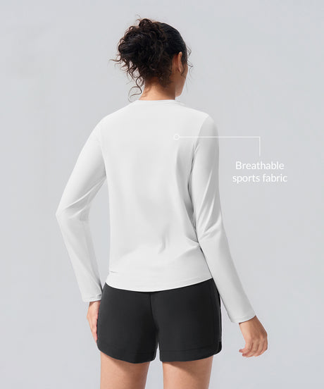 Anywhere Soft & Lightweight Basic Long Sleeve T-Shirt| Women's Long Sleeve T-shirt