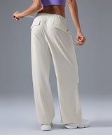 Pantaloni cargo rinfrescanti con elastico in vita e tasche, 28" | Pantaloni leggeri di supporto da donna