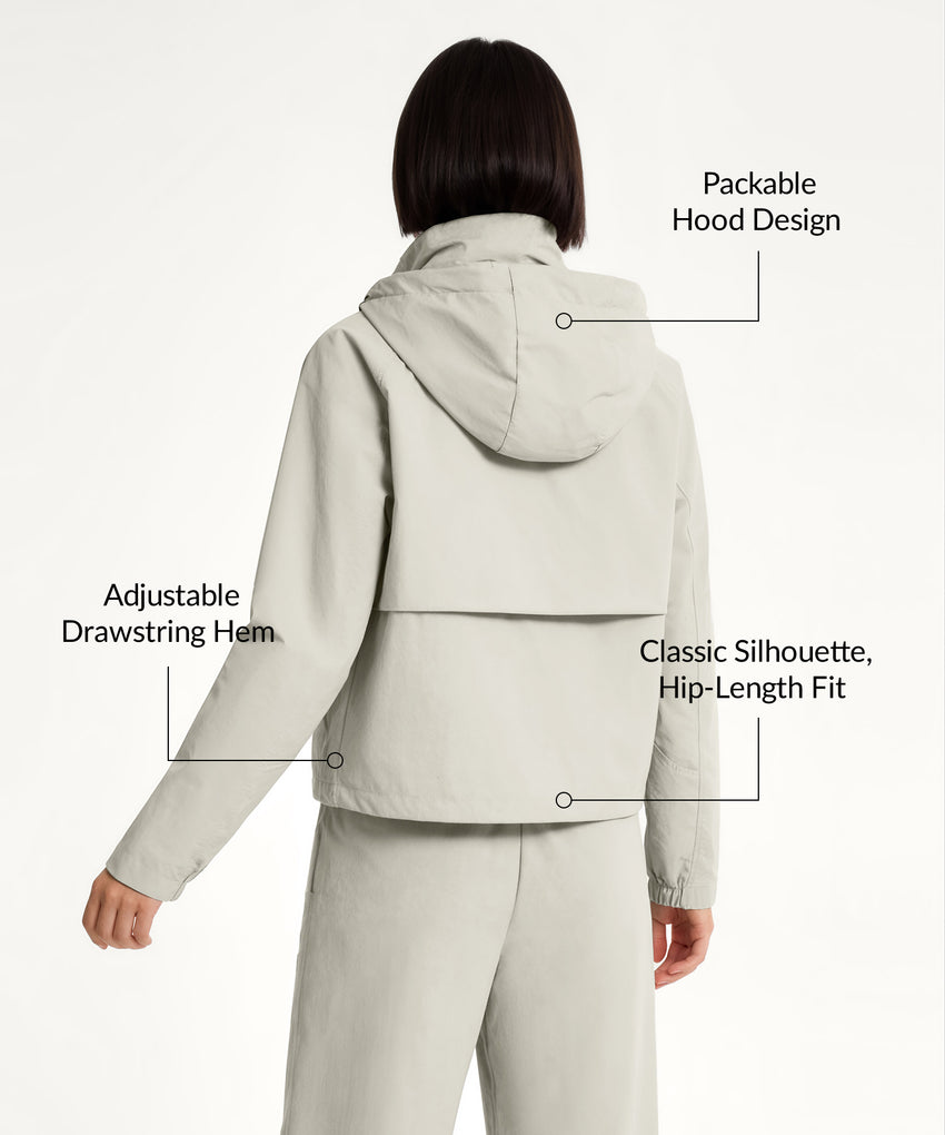Anywhere Hoodie Drawstring Pockets Jacket | Women's Sports Jacket