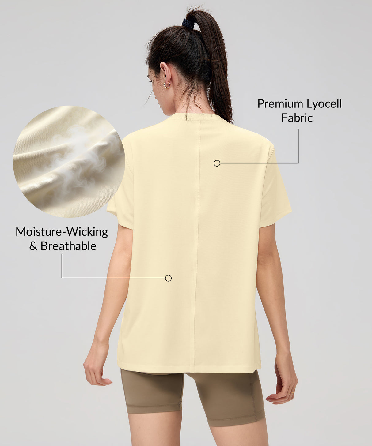 Anywhere Lightweight Breathable Short Sleeve Tee| Women's Short Sleeve T-shirt