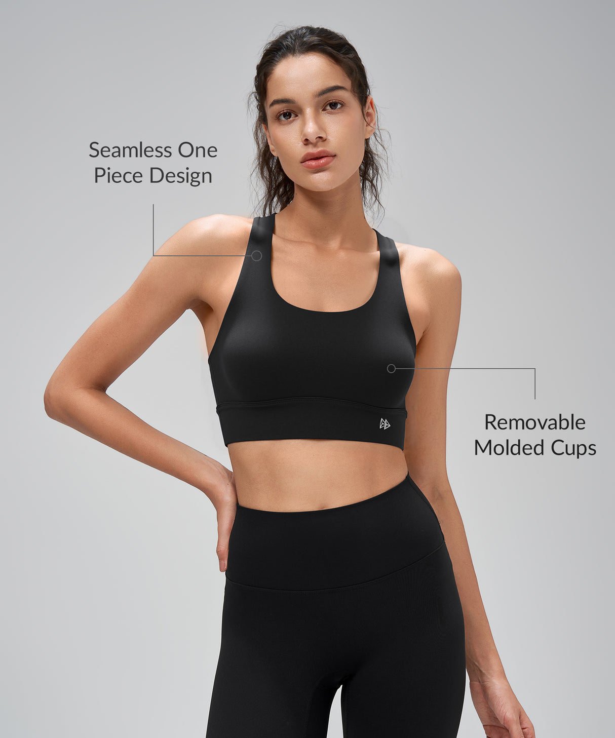 Shift Seamless Racerback Bra | Women's Medium Support Sports Bra
