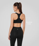 Reggiseno da corsa imbottito con cerniera frontale Enfold | Reggiseno sportivo ad alto sostegno da donna