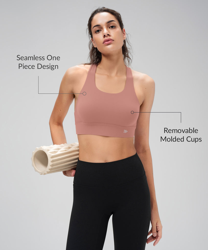 Shift Seamless Racerback Bra | Women's Medium Support Sports Bra