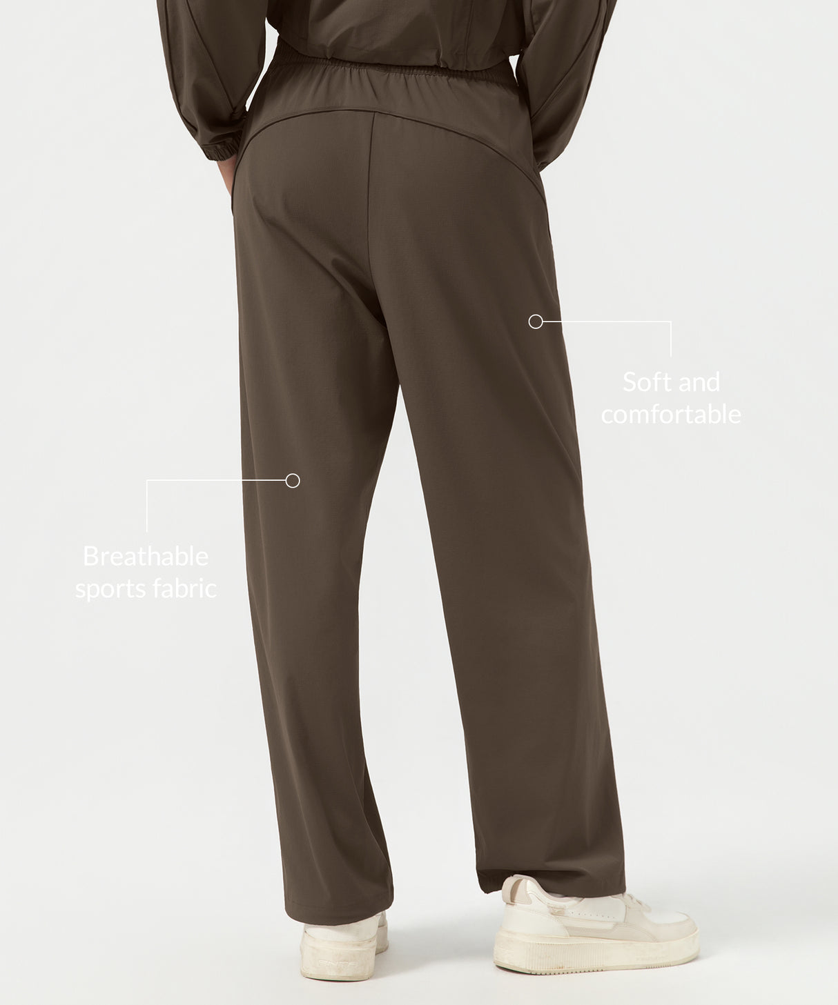 Lässige, leichte, sportliche Hose mit Kordelzug für überall | Leichte Stützhose für Damen