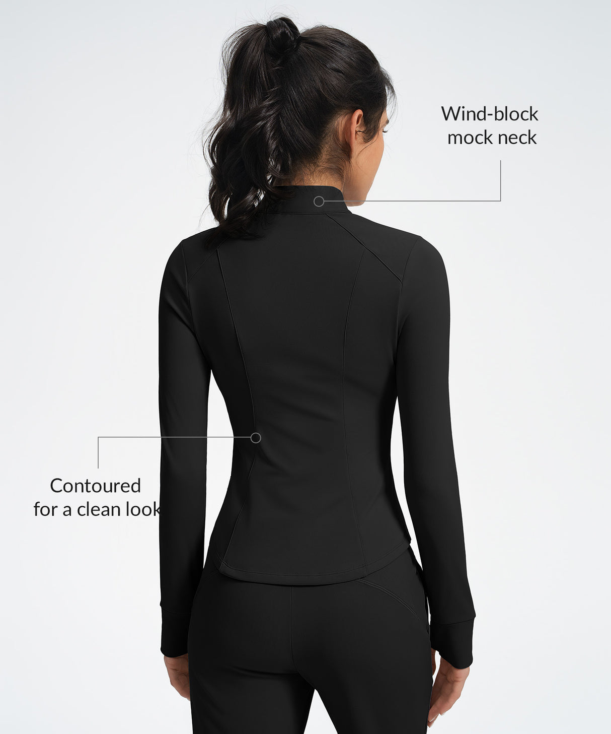 Shift Uppgraderad Fleece Stretch Full-Zip Vattentålig Jacka | Sportjacka för Dam