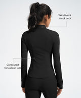 Shift Uppgraderad Fleece Stretch Full-Zip Vattentålig Jacka | Sportjacka för Dam