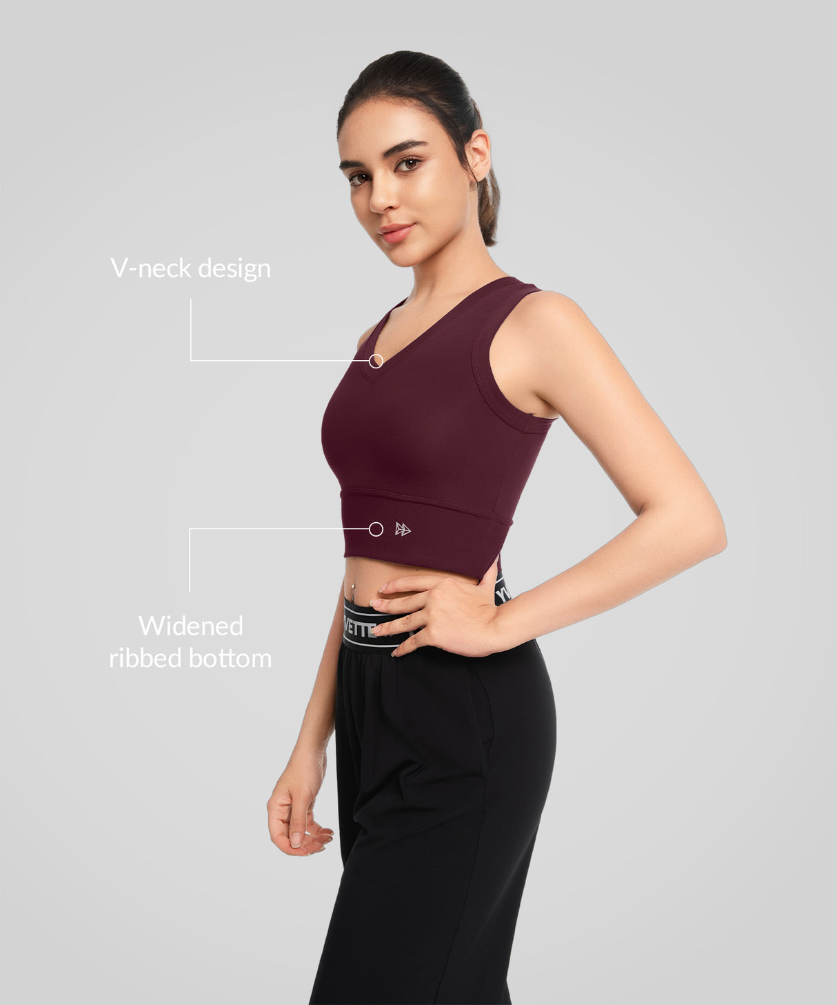 Anywhere V-neck Soft Fitted Yoga Tank | Women's Sports Tank