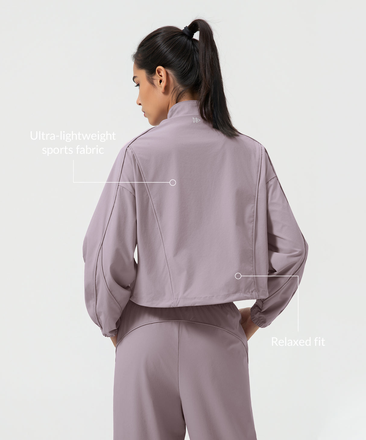 Anywhere Short Stand Collar Fashion Casual Jacket| Women's Sports Jacket