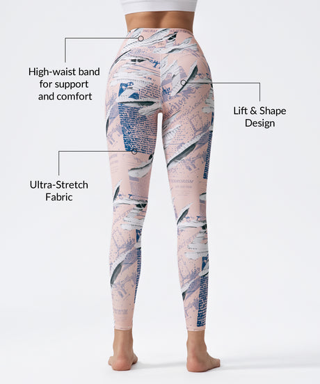 Shift Feuchtigkeitsableitende, butterweiche Yoga-Leggings 24,5 26,5 | Leicht stützende Leggings für Damen