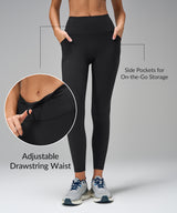 Echo Leggings ohne Vordernaht und mit Tasche, 63,5 cm | Leggings mit starkem Halt für Damen