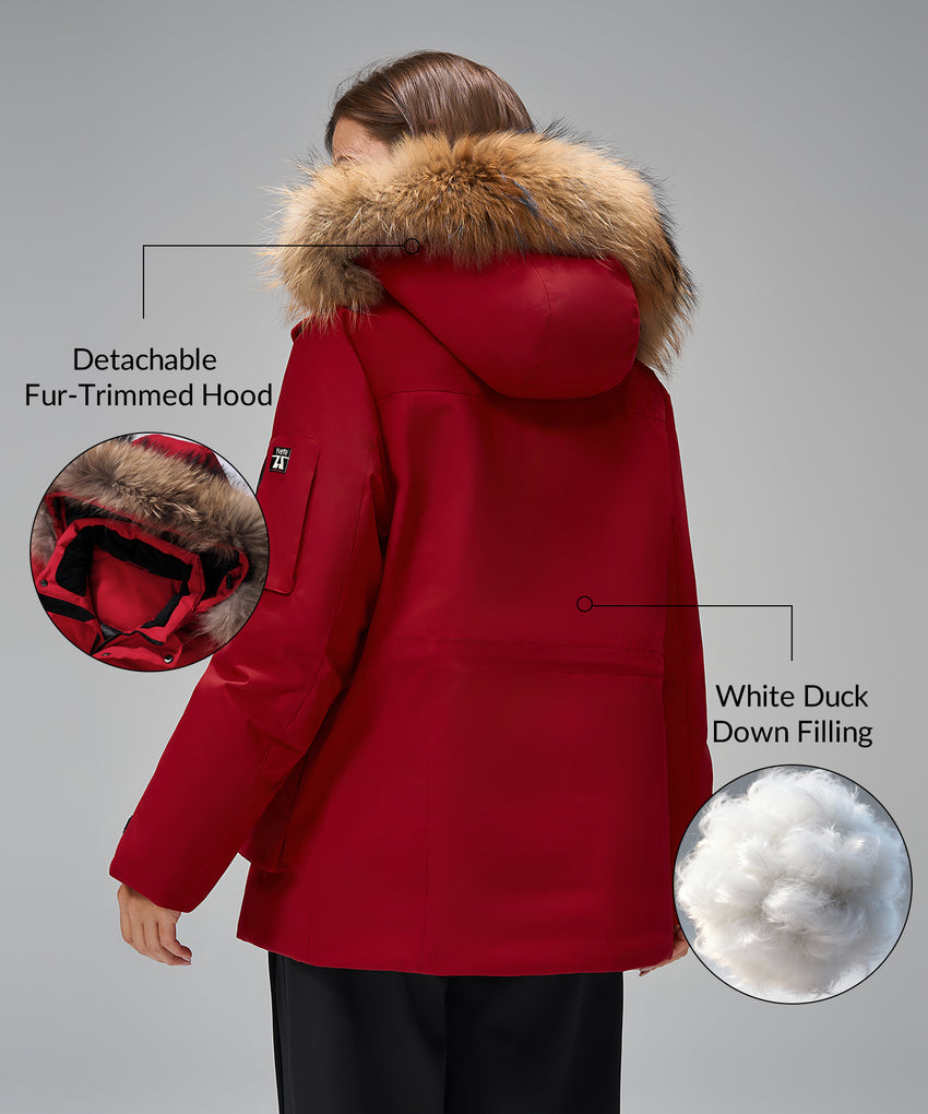 Anywhere Parka Multiple Pockets Down Jacket | Women's Insulated Jackets