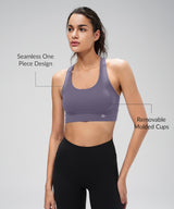 Shift Seamless Racerback Bra | Women's Medium Support Sports Bra
