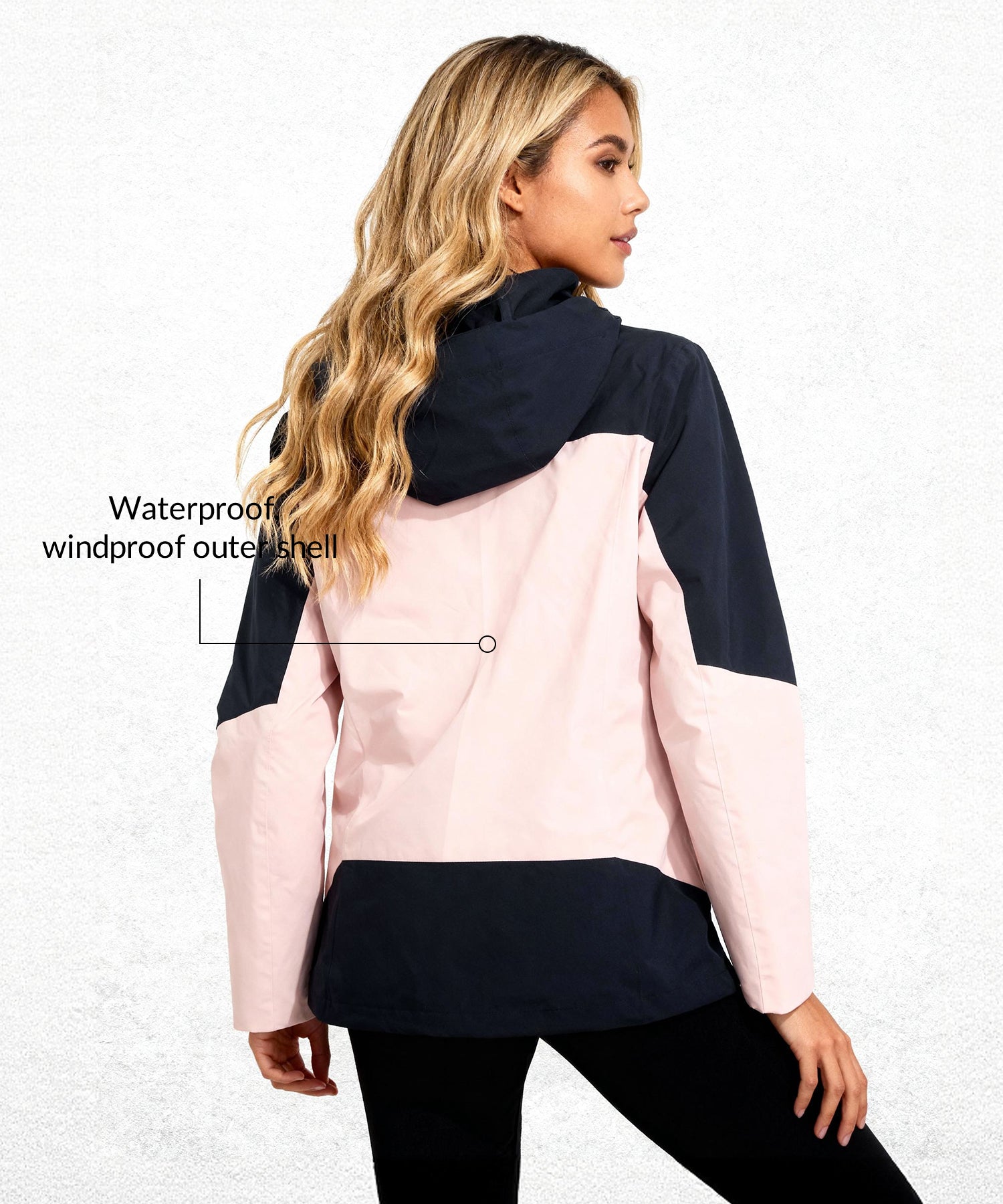 Anywhere 3-in-1 Daunenjacke, wasserdicht | Damenjacken