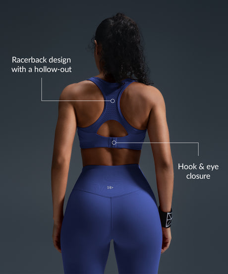 Gepolsterter Lauf-BH mit Sculpt Racerback-Linie | Sport-BH mit starkem Halt für Damen
