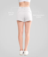 Shift™ Quick Dry Inner Mesh Workout Shorts with Pocket 3.5''| Women's Running Shorts