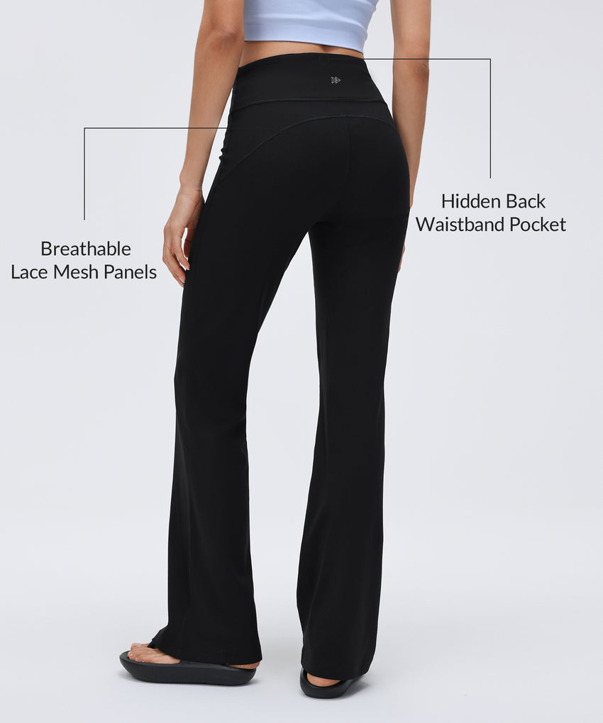 Anywhere High Waist Split Hem Flare Pants| Women's Light Support Pants